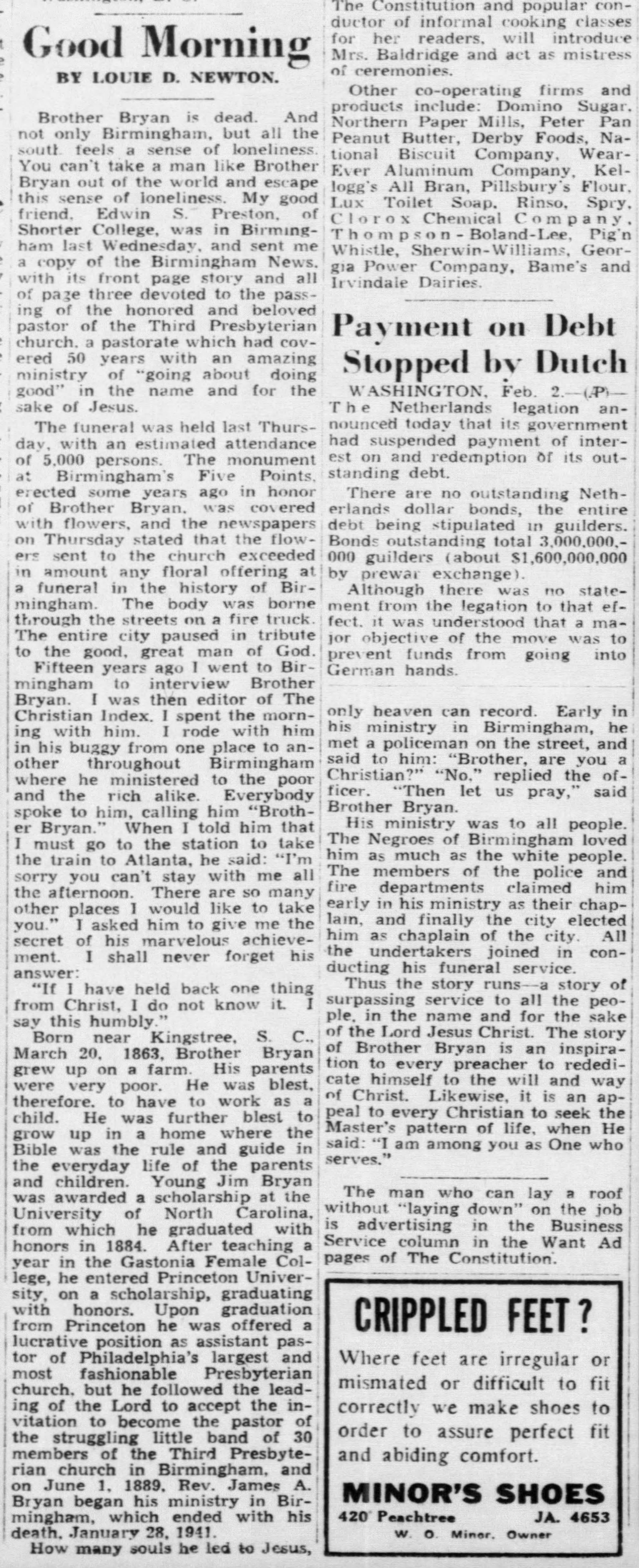 Good Morning Louie Newton